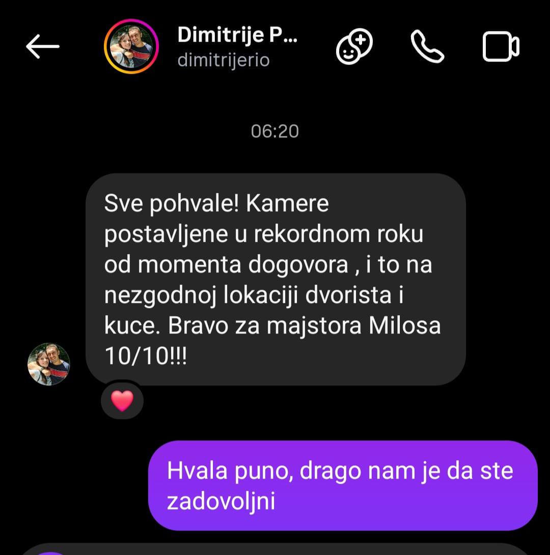 Poruka klijenta — Dimitrije